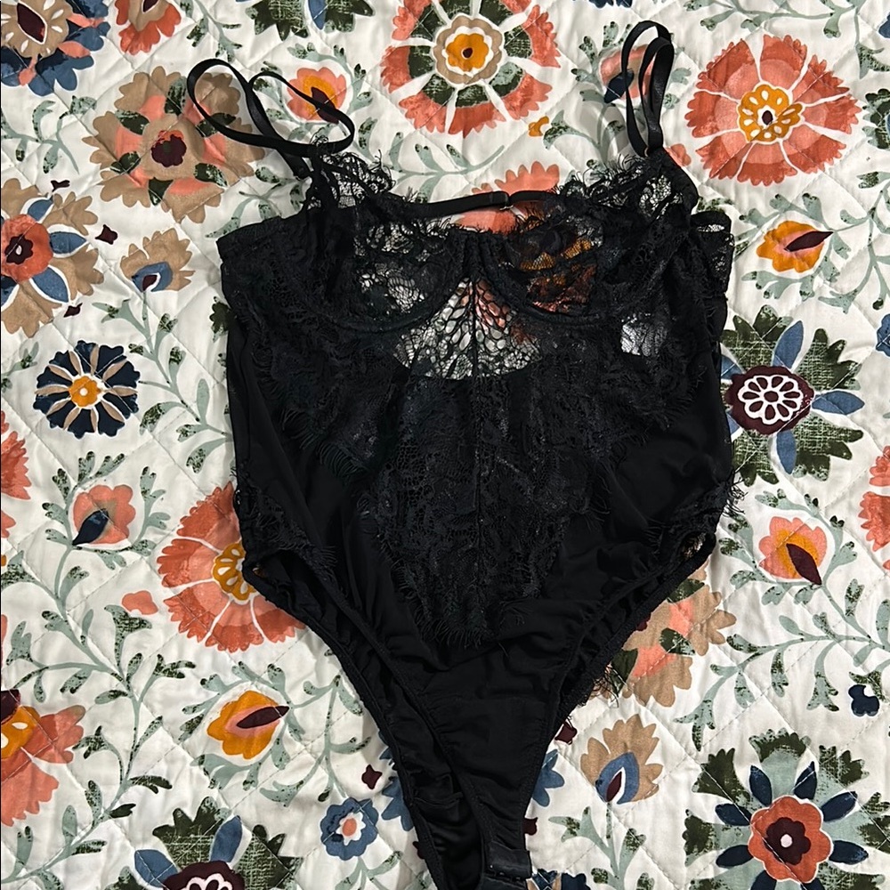 Black Lace Bodysuit